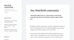 Desktop Screenshot of muirfieldcommunity.org