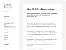 Tablet Screenshot of muirfieldcommunity.org